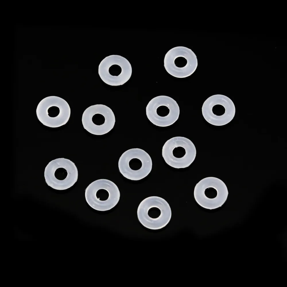 Perla Separadora de Silicona 1.2x4mm | Componentes para Joyas Flexibles