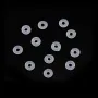 Perle intercalaire rondelle 1x3mm - Silicone x 50pcs