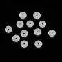 Perle intercalaire rondelle 2x5mm - Silicone x 50pcs