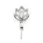 Lotus Pendant Attachment Silver 925 | Jewelry Making Components