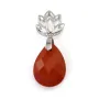 Lotus Pendant Attachment Silver 925 | Jewelry Making Components