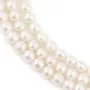 Perla d'acqua dolce semi-tonda 8mm | Collana con perla naturale