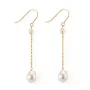 Orecchini in oro e perle d'acqua dolce x 2 pezzi