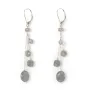 Earrings: labradorite & dormeuse and cheap silver chain 925