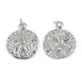 Pendentif Stahl Seeigel-Muster | Lieferant Modeschmuck