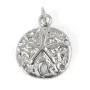 Pendentif Stahl Seeigel-Muster | Lieferant Modeschmuck