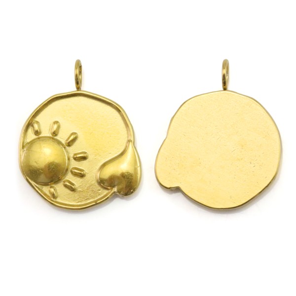 Anhänger Medaillon Sonne Herz | Lieferant für Modeschmuck