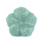 Amazonite Stone Flower | Natural Carved Element 30mm