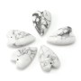 Pendente Cuore Pietra Naturale | Fornitore Howlite Gioielli