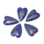 Pendentif Lapis Lazuli teinté coeur 20x30mm x 1pc