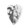 Anhänger Herz Naturstein | Lieferant Howlite Schmuck