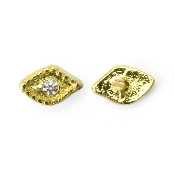 Charm eye to Glue 3x5mm | Fashion Jewelry Components