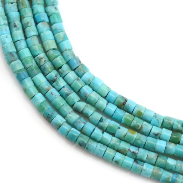 Turquoise tube 1x1.5mm x 39cm