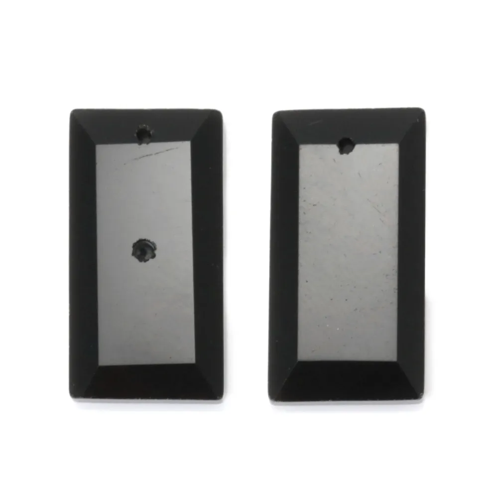 Péndulo Ónix rectangular (para engastar) 13x25mm