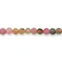 Tourmaline ronde facette 3-3.5mm x 10pcs