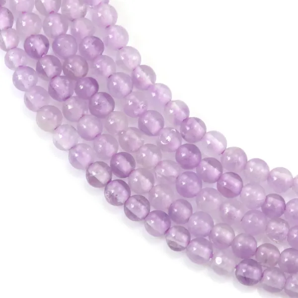 Jade violet rond 4mm x 39cm