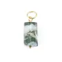 Pendel Anhänger Moosachat | Fassung Gold Filled Schmuck