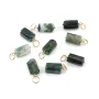Moss Agate Stone Pendant | Gold Filled Jewelry Setting
