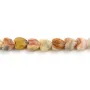 Perla Agata Crazy Lace Cuore 6mm | Pietra Naturale Sfaccettata