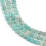 Amazonite du Pérou coeur facetté 6mm x 38cm