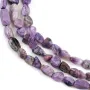 Charoite barocca 6-8mm | Pierre naturale sur fil economico