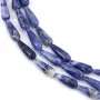 Pérola Sodalita Gota Lisa 6x16mm | Atacado Pierre para Pulseira