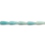 Amazonite goutte 6x16mm x 39cm