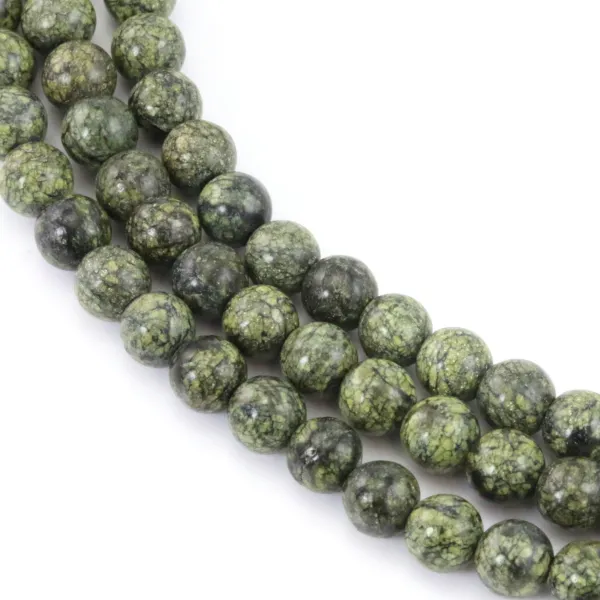 Pearl Gemstone Serpentine Round 6mm | Jewelry Making Bracelet and Necklace