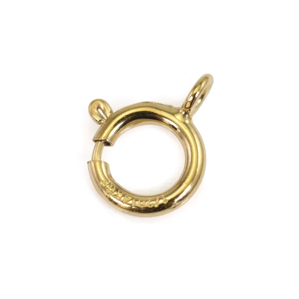 Federingverschluss Gold Filled | Geschlossener Ring | Schmuckkomponenten