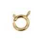 Cierre de Resorte Gold Filled | Anillo Cerrado | Componentes de Joyería