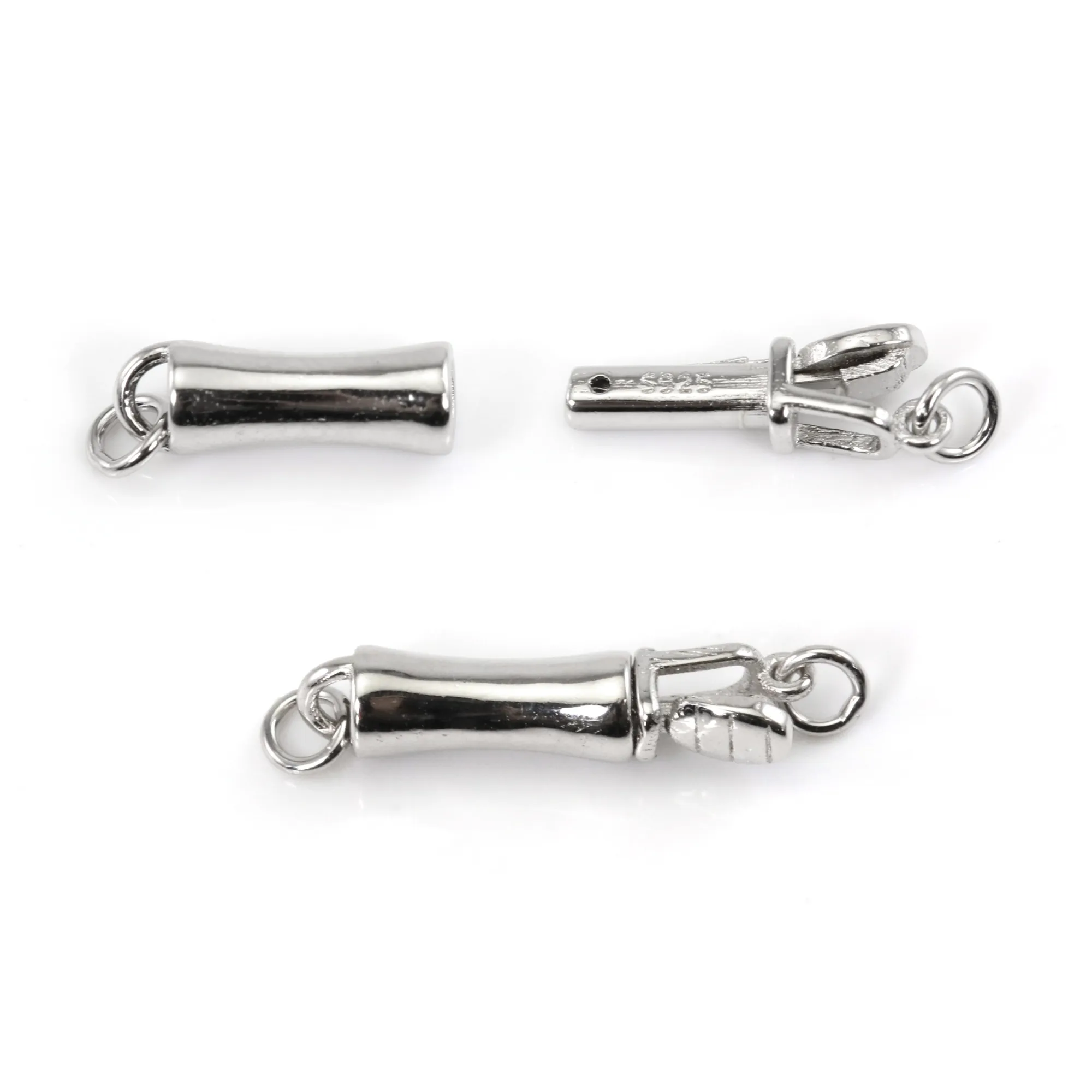 Bracelet Maille Jaseron Large En Argent 925/1000 Rhodié - Garanti Sans Nickel - Marque Petugons
