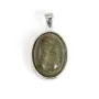 Anhänger Silber 925 Cabochon Oval 13.5x18.5mm | DIY Zubehör
