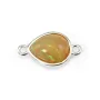 925 Prata Inserção para Cabochon Goutte 8x10mm | Création Bijoux