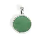 Ciondolo d'argento 925 Cabochon rotondo 14mm | Creazione Accessorio fai da te