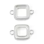 Intercalaire pour cabochon carré 8mm - Argent 925 x 1pc