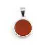 925 Sterling Silver Pendant for Cabochon Round 10mm | Acessórios de Joalharia