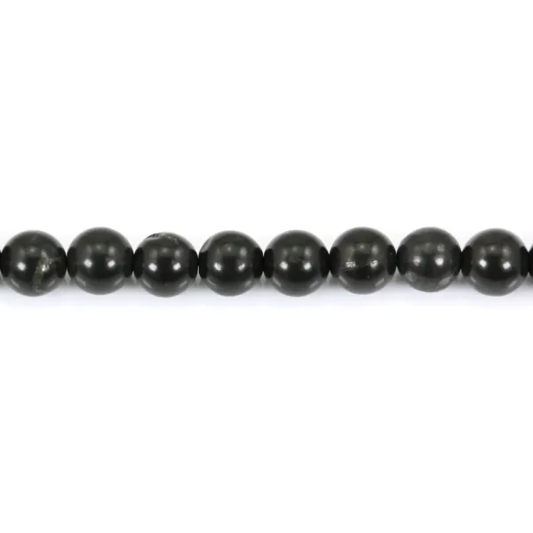 Shungite round 8mm x 39cm