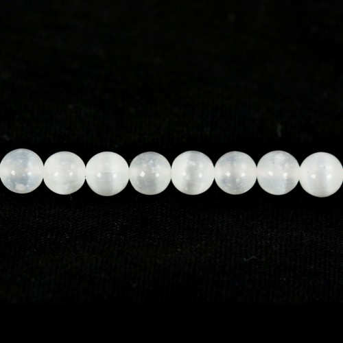 Selenita redonda 8.5mm, qualidade A