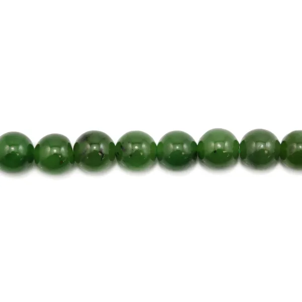 Russian Nephrite Jade round 6mm x 39cm