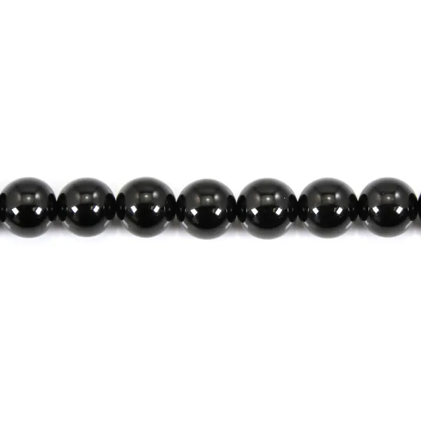 Round black spinel 6mm x 38cm