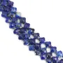 Lapis Lazuli trébol facetado 10mm x 39cm