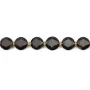 Granate redondo plano facetado 8.5mm x 38cm (39pcs)