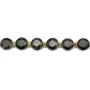 Flacher runder facettierter Astrophyllit 8.5mm x 38cm (36 Stück)