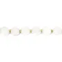 Pedra da lua redonda plana facetada 8mm x 2pcs