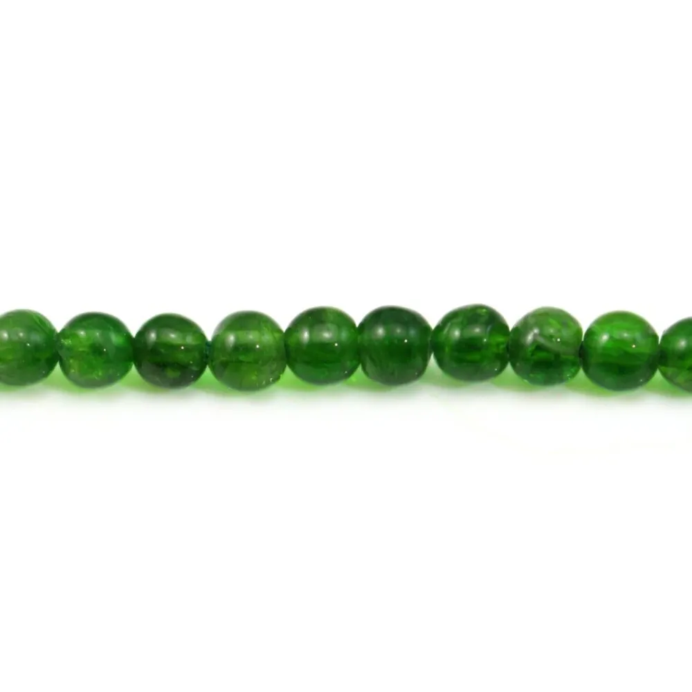 Tsavorite ronde 3mm x 40cm