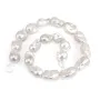 White freshwater baroque cultured pearls 16 mm x 39 cm