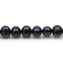Perlas de cultivo azules ovaladas 9-10mm | Perla para Collar DIY
