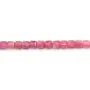 Tourmaline rose cube facetté 2mm x 39cm