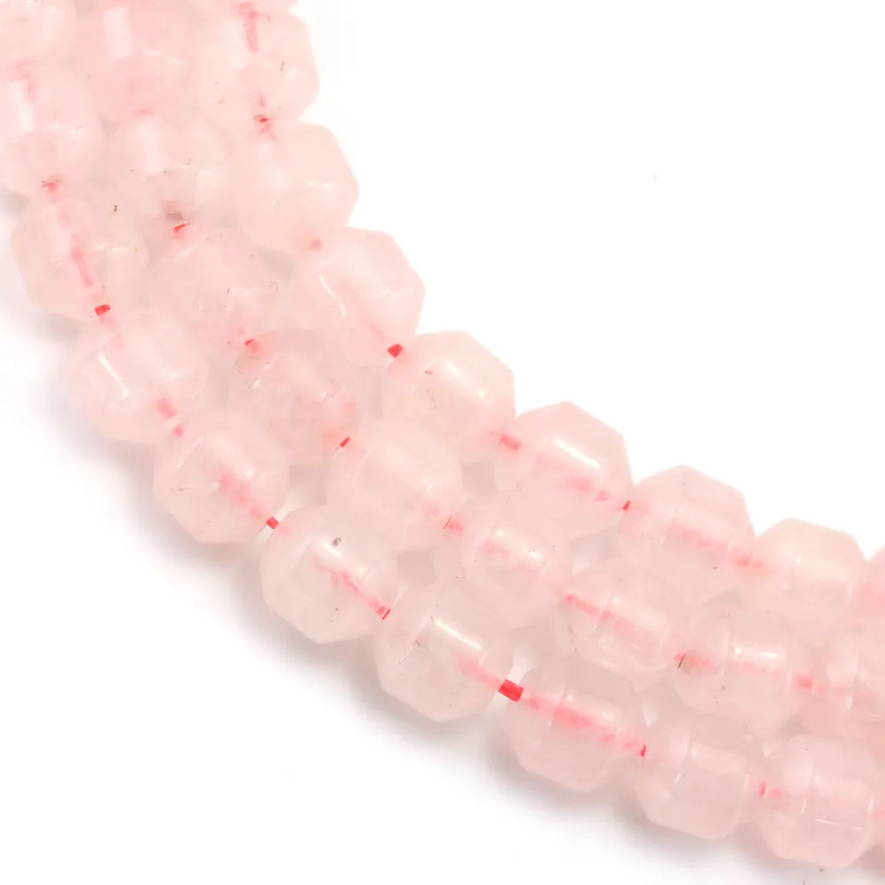 Quartzo rosa tonel 9mm x 39cm