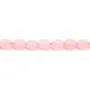 Pérola de Quartzo Rosa Oval | Pérolas para Joias Delicadas